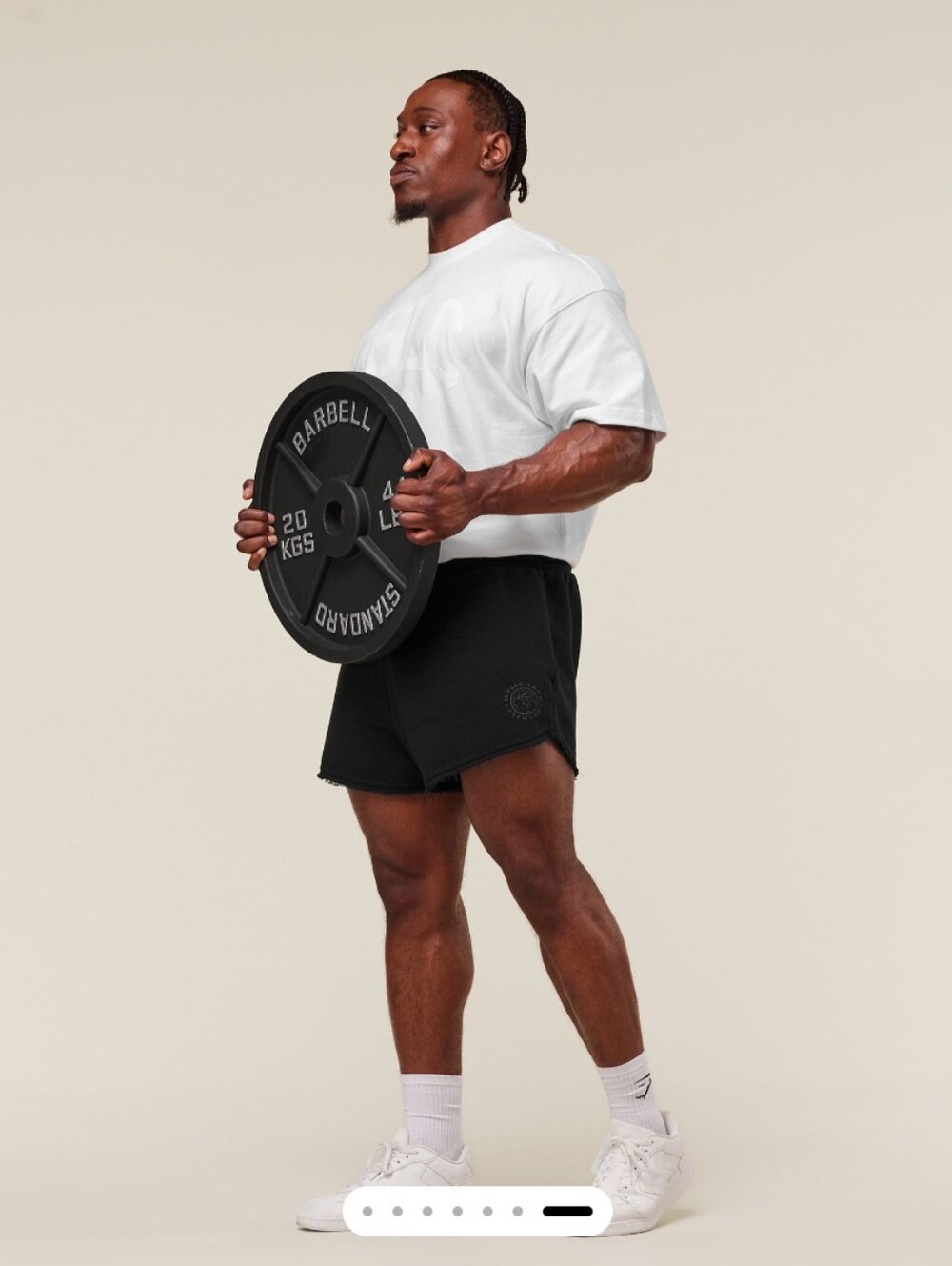 Gymshark Black Legacy Shorts with Frayed Hem